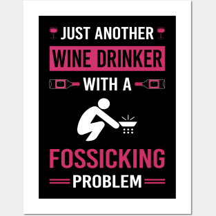 Wine Drinker Fossicking Fossick Posters and Art